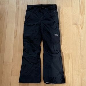 The North Face Dry Vent Black Shell Ski snow Pants, girls 14